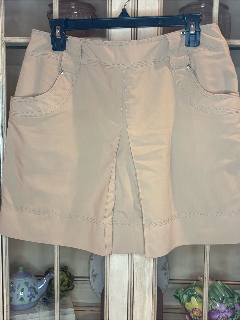 Swing Bette & Court Women’s Beige Skort with Front Pleat